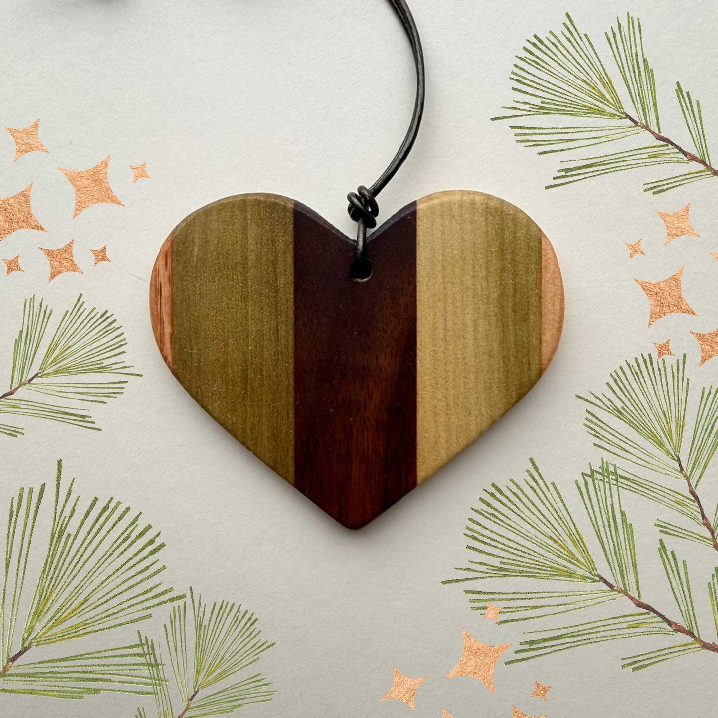 Reclaimed Wood Heart Ornament
