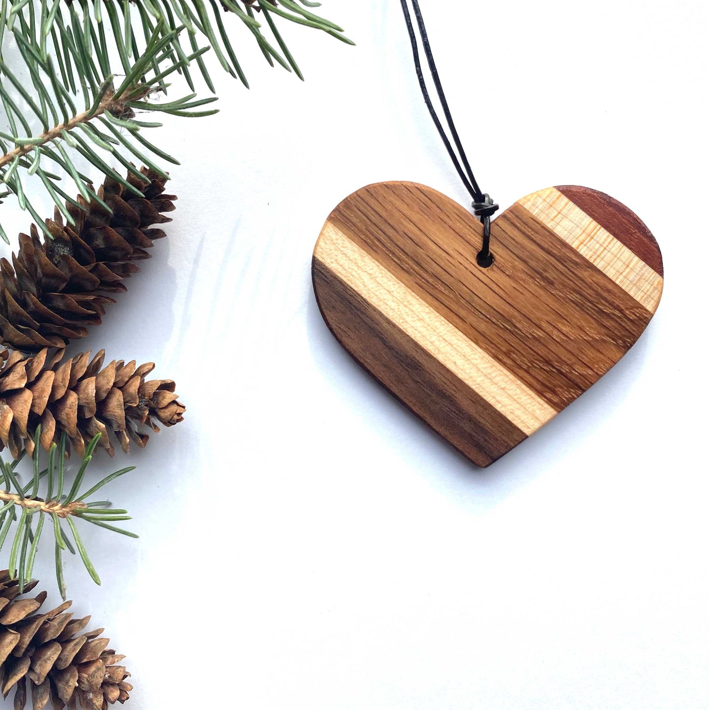 Reclaimed Wood Heart Ornament