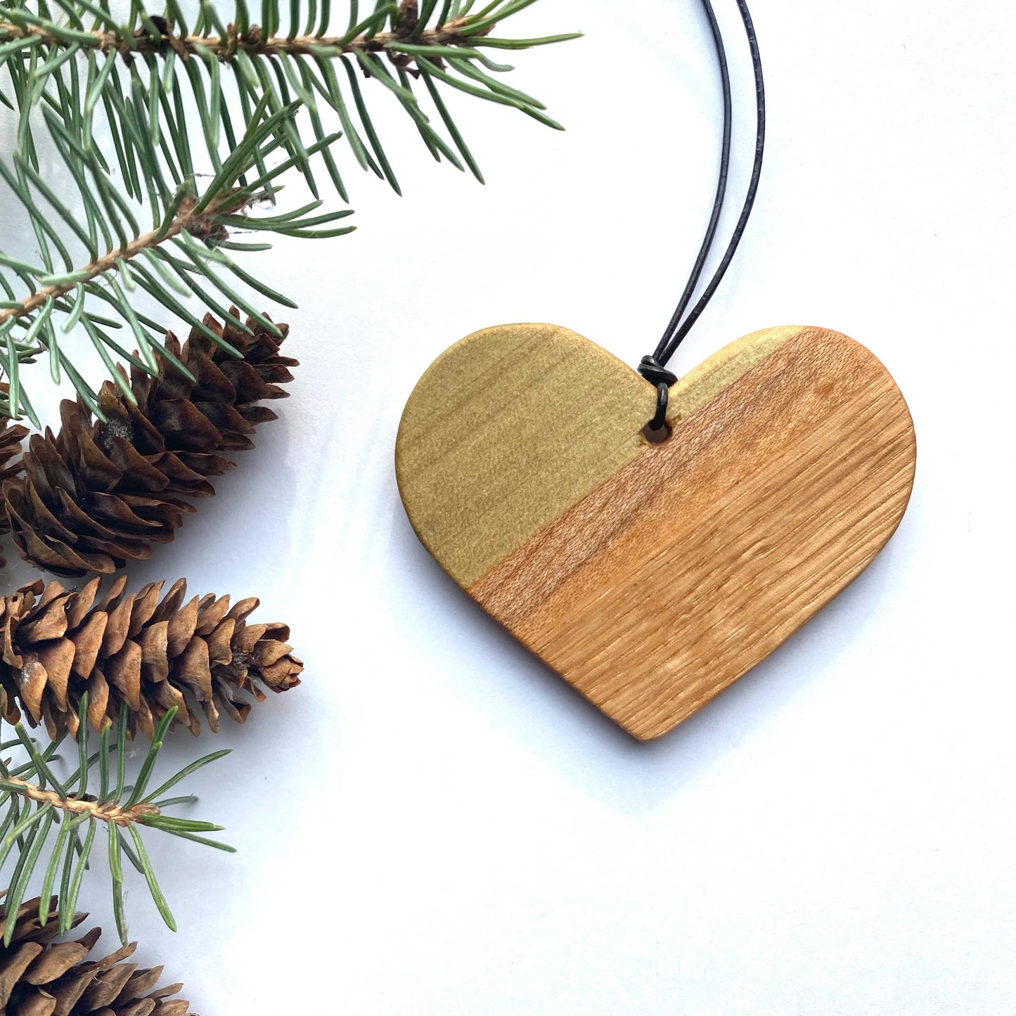 Reclaimed Wood Heart Ornament