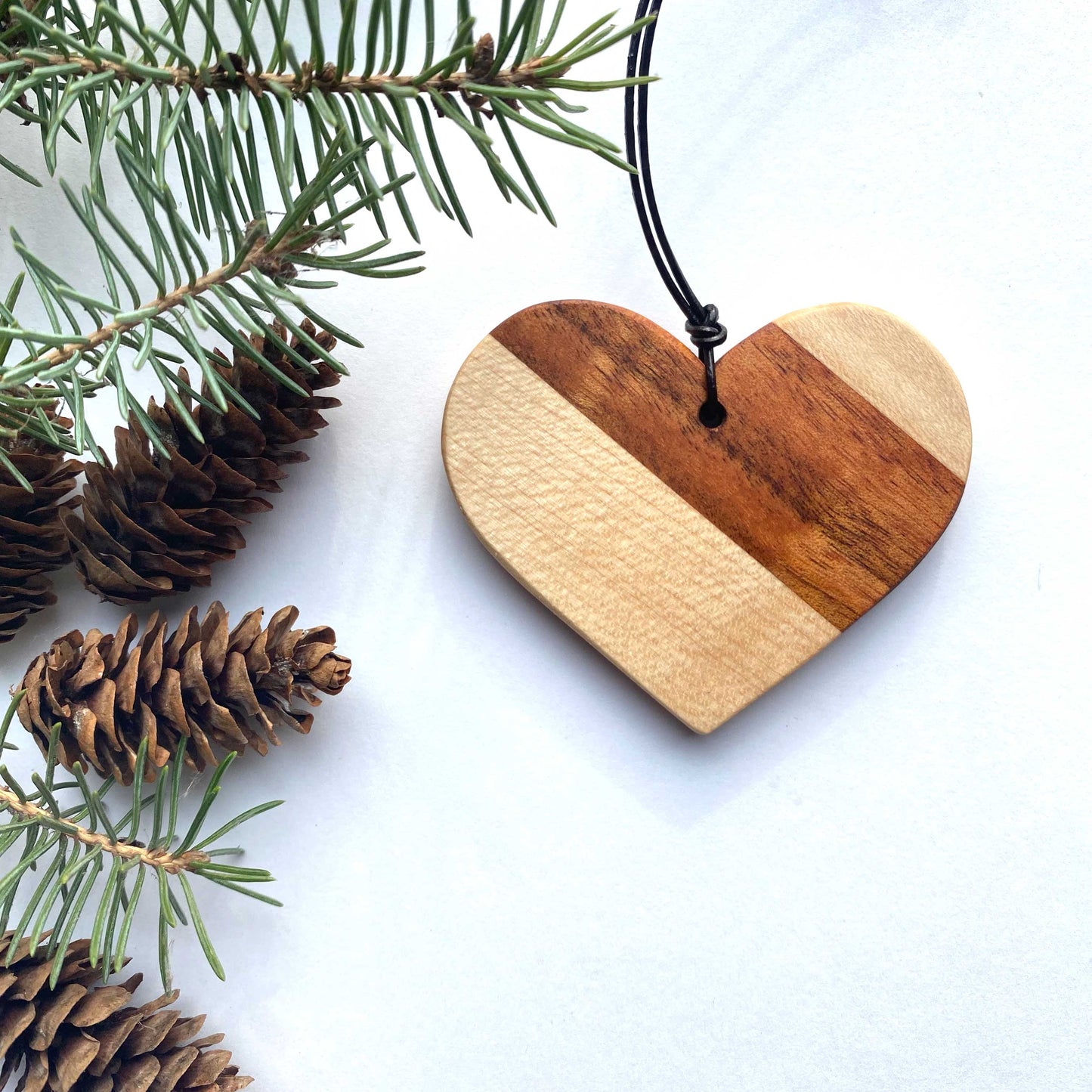 Reclaimed Wood Heart Ornament