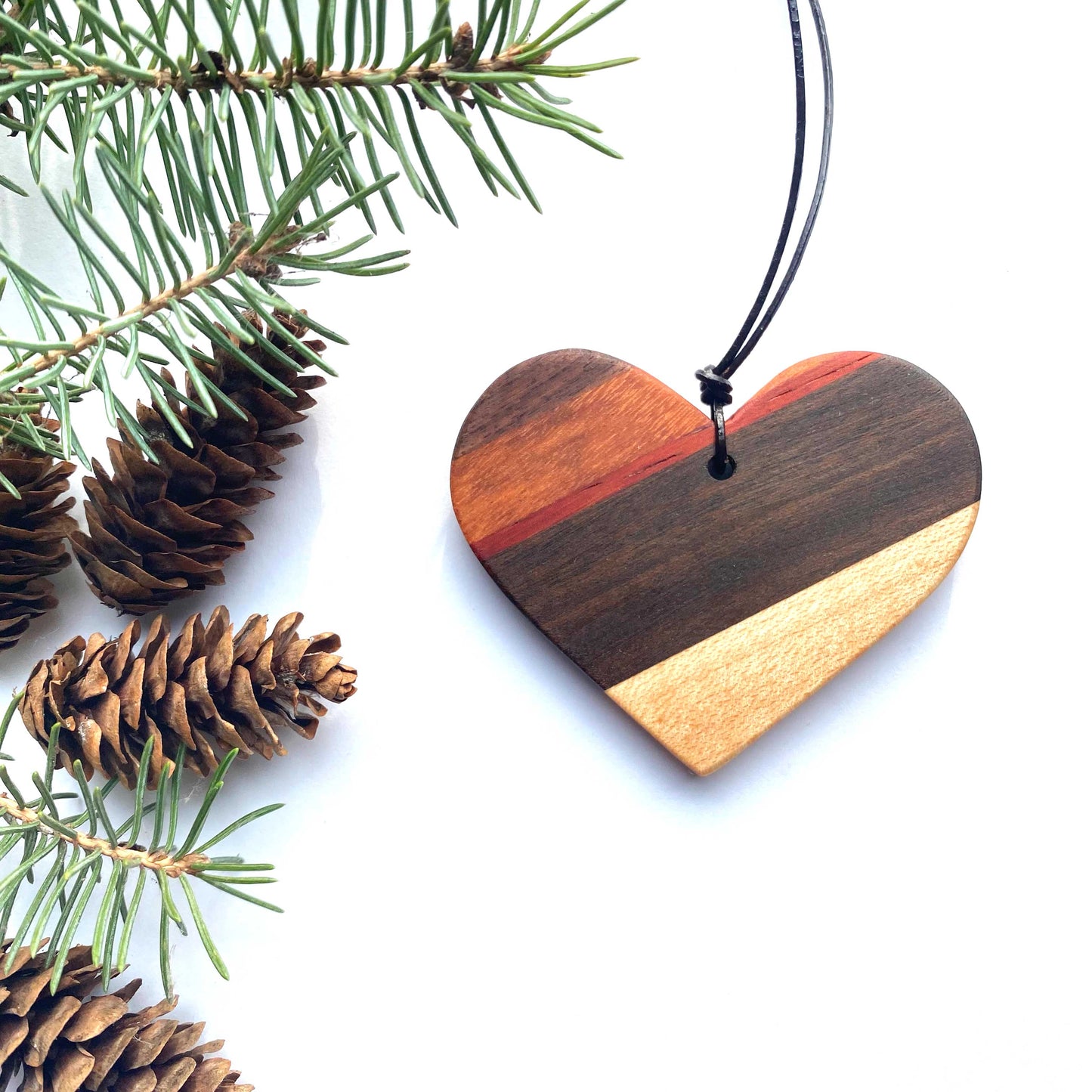 Reclaimed Wood Heart Ornament