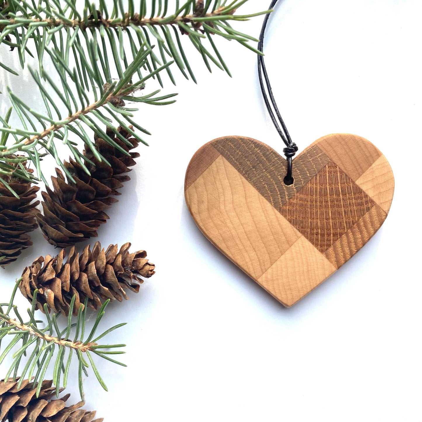 Reclaimed Wood Heart Ornament