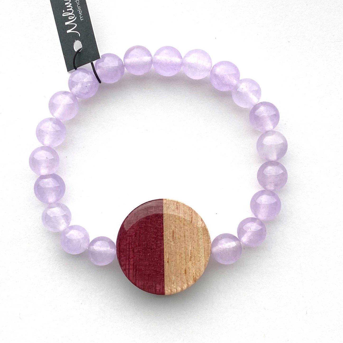 Reclaimed Wood Beaded Bracelet