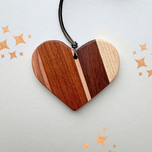 Reclaimed Wood Heart Ornament