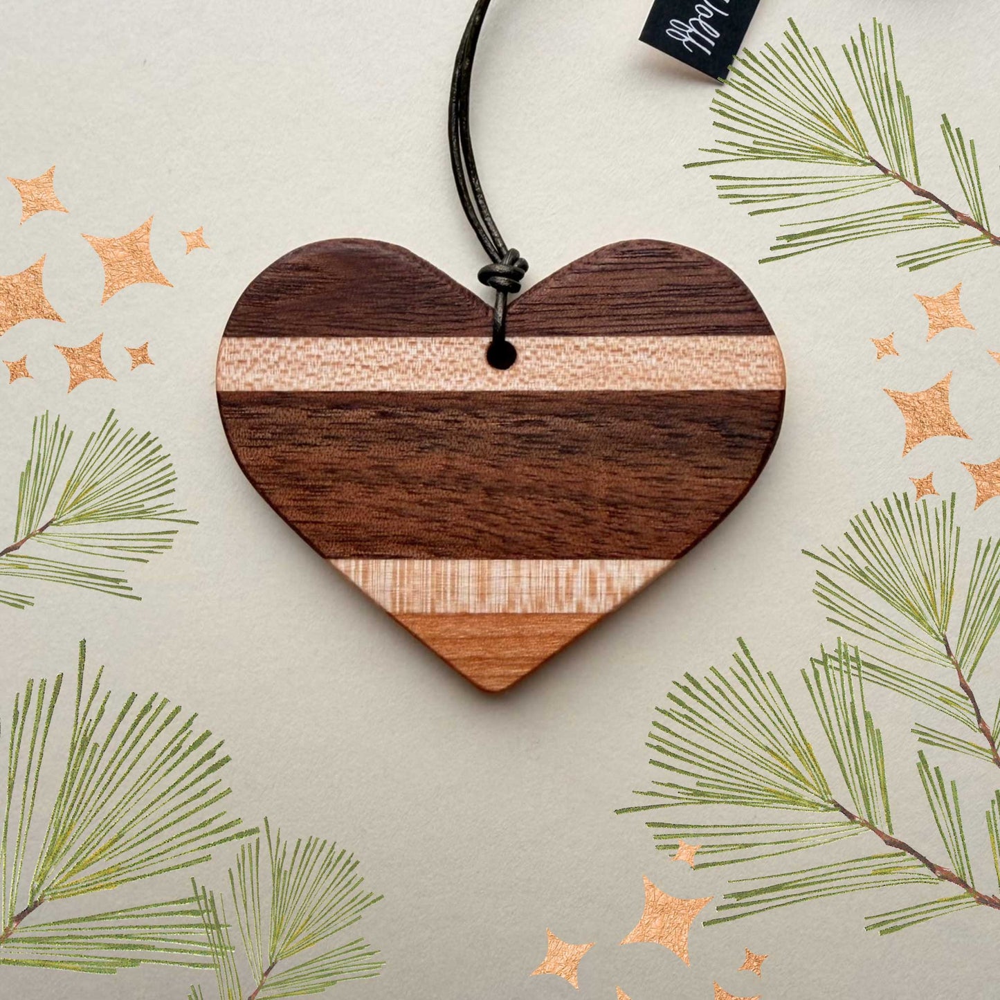 Reclaimed Wood Heart Ornament