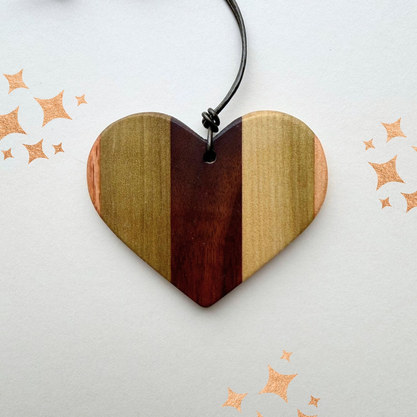 Reclaimed Wood Heart Ornament