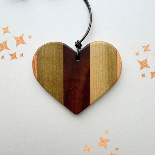 Reclaimed Wood Heart Ornament