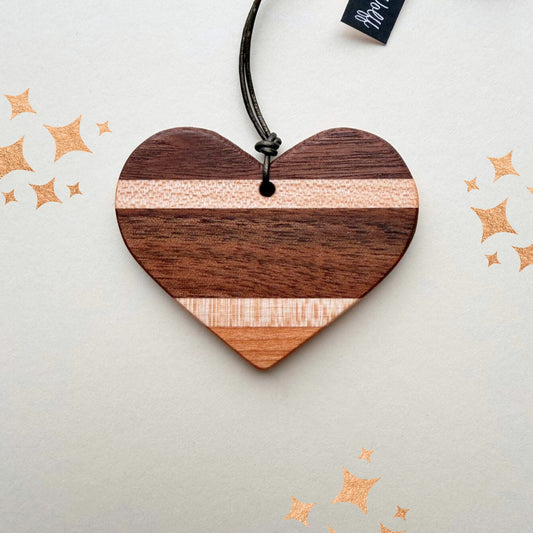 Reclaimed Wood Heart Ornament