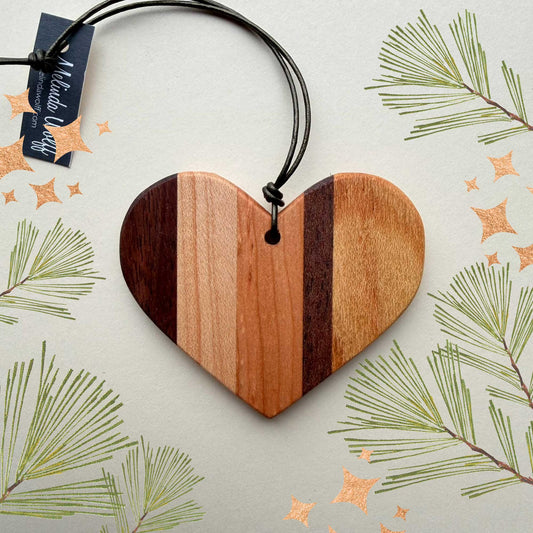 Reclaimed Wood Heart Ornament