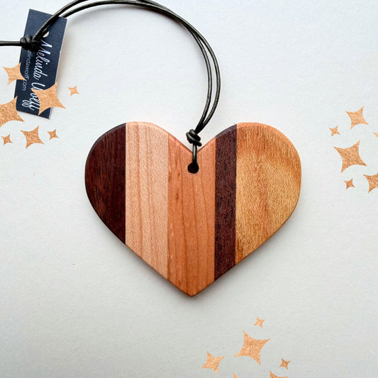 Reclaimed Wood Heart Ornament