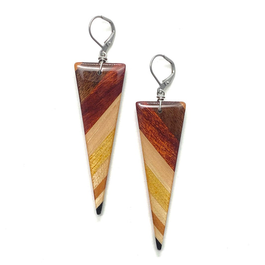 Spears Reclaimed Wood Earrings