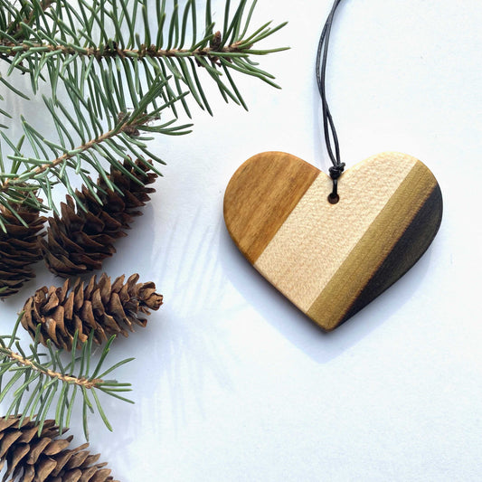 Reclaimed Wood Heart Ornament