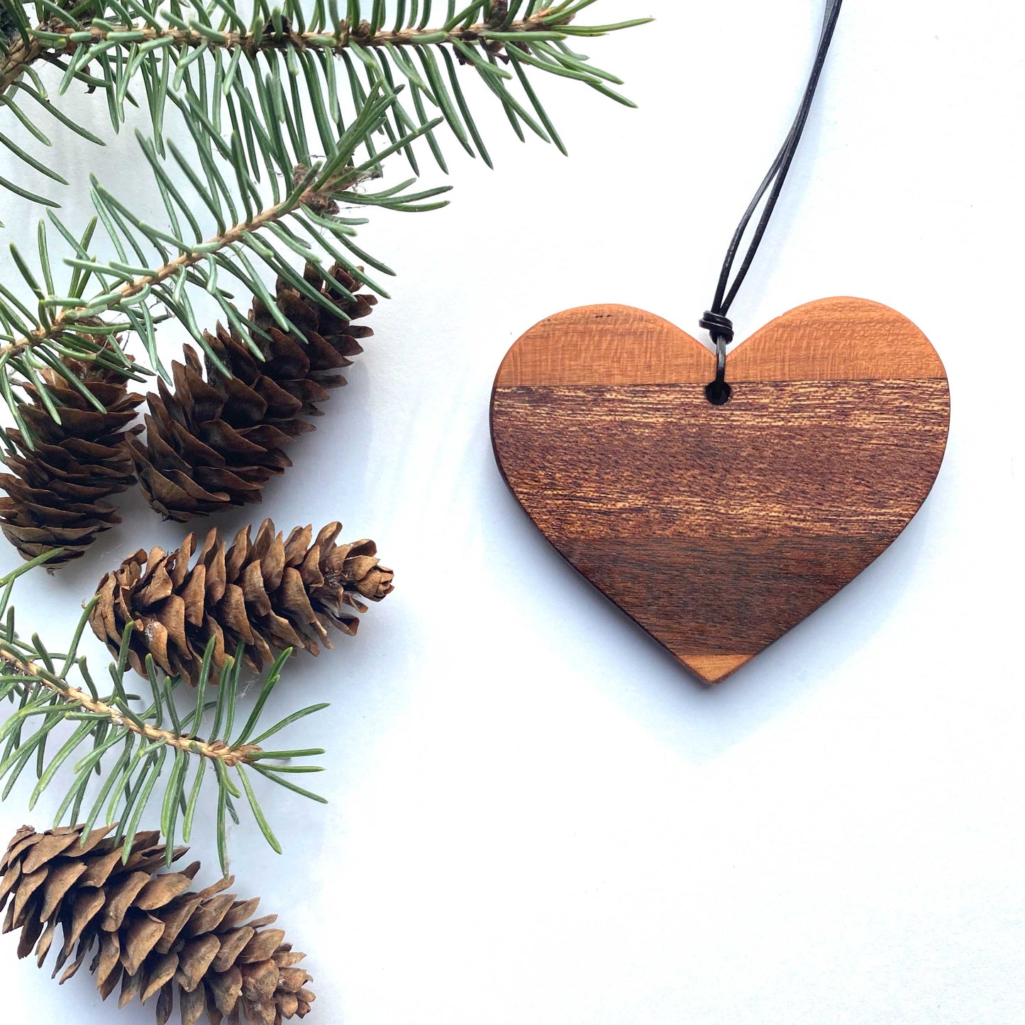 Reclaimed Wood Heart Ornament