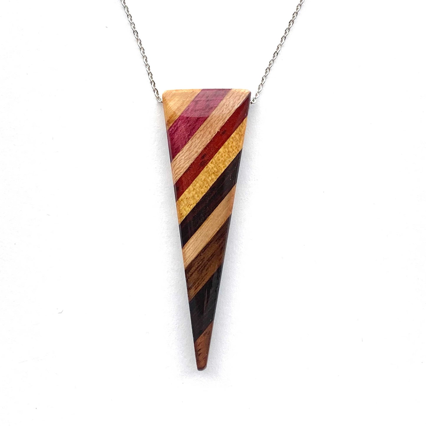 Spears Reclaimed Wood Necklace