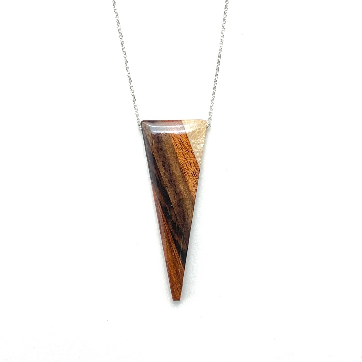 Spears Reclaimed Wood Necklace