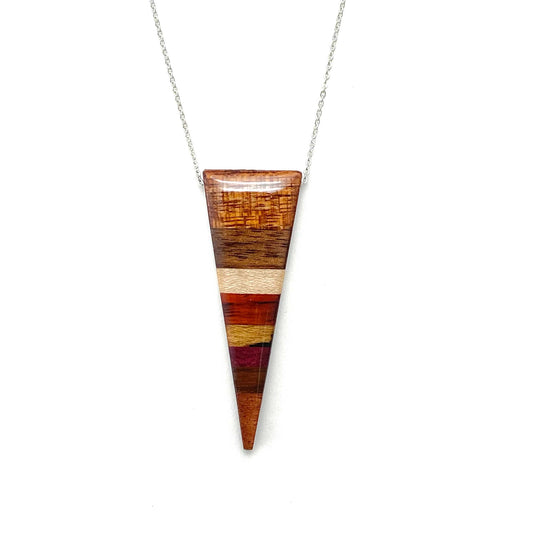 Spears Reclaimed Wood Necklace