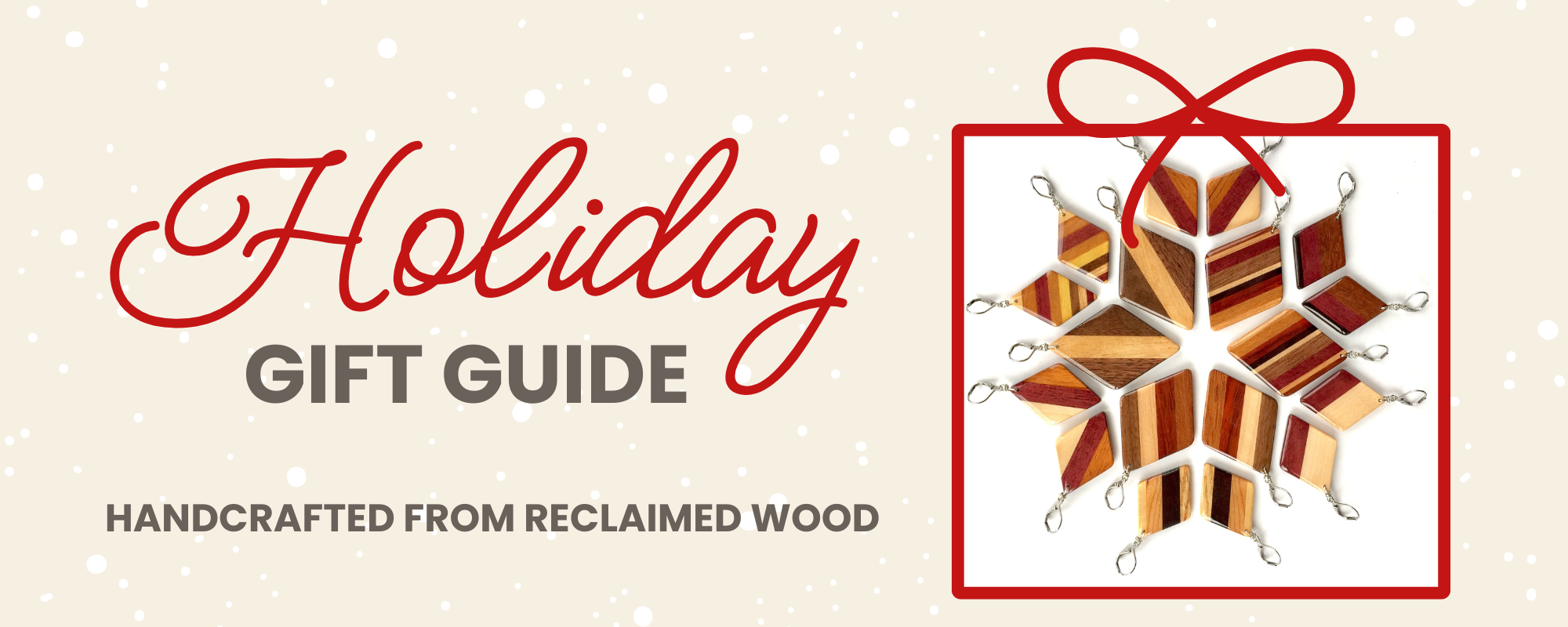 2025 Holiday Gift Guide — Handcrafted reclaimed wood jewelry